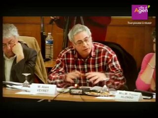 Alain Veyret sur les finances de la ville d'Agen
