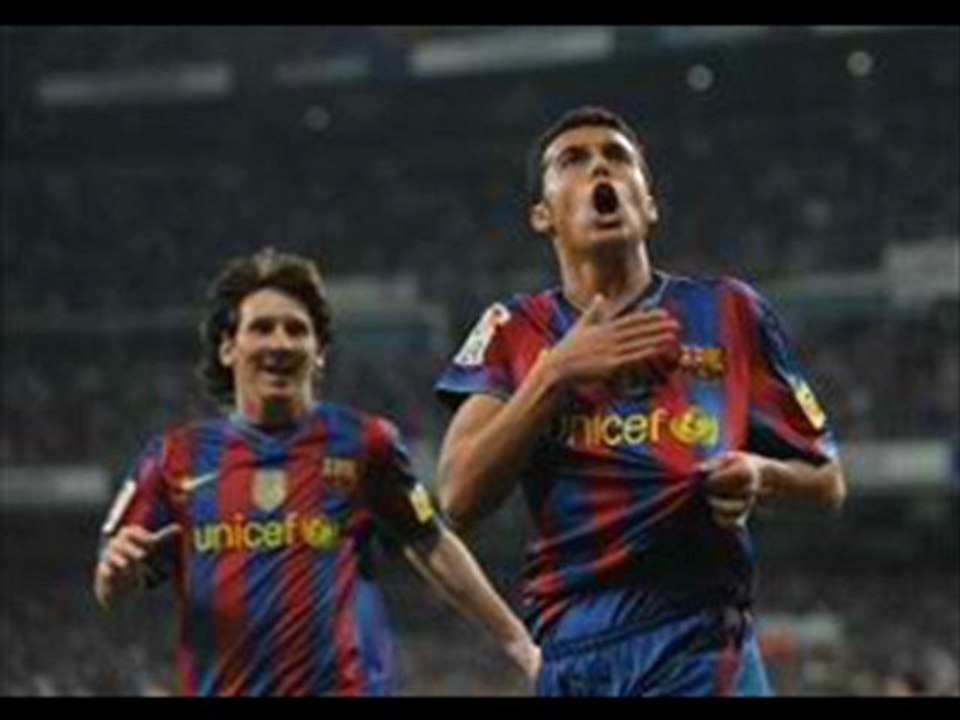 Real Madrid 0-2 Barcelona Messi, Pedro score