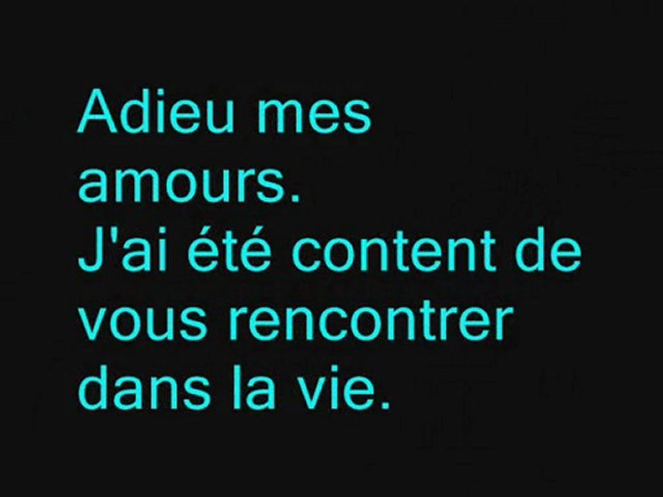 Vivre peut être .../...