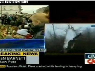CNN Video from Smolensk and Krakow Polish planecrash