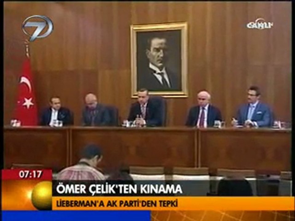 ak partiden israile sert msj