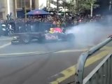 David Coulthard in Bogota with Red Bull