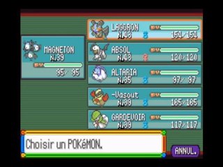 pokémon saphir 22 "le chef de la team aqua"