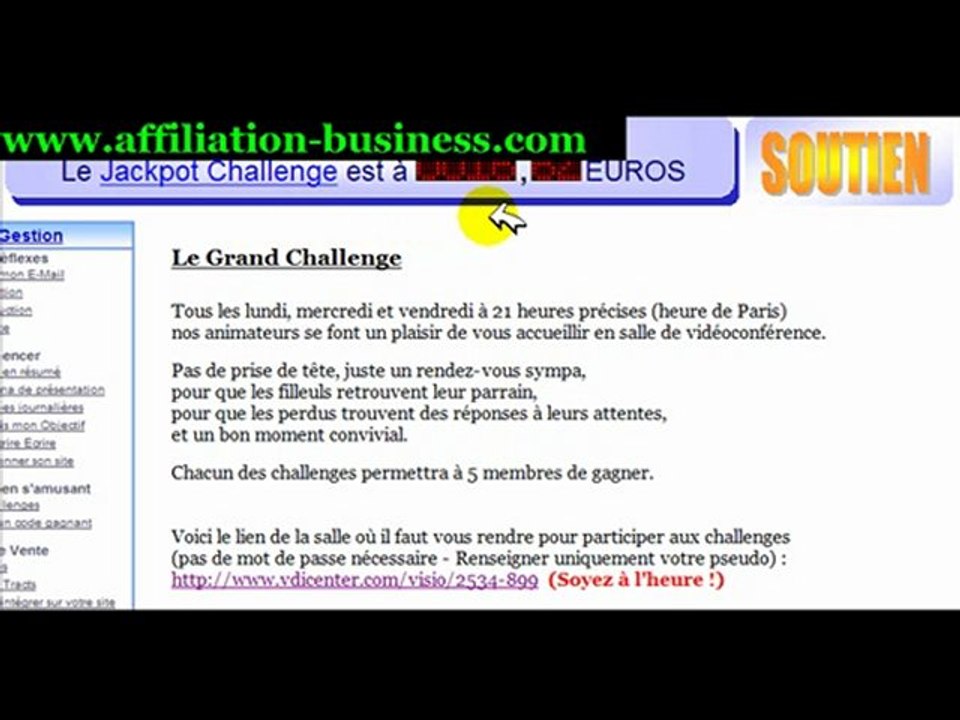 les challenges sur affiliation business