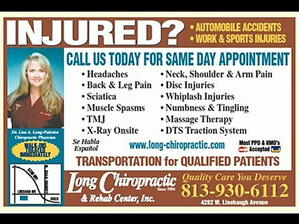 Tampa Chiropractic for Back Pain Auto Jury