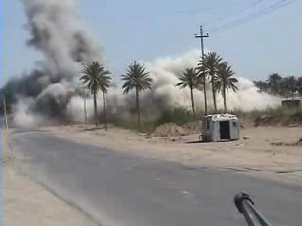 تدمير مسجد zerstörung einer moschee