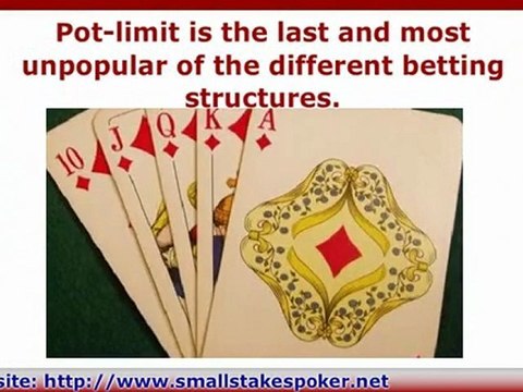 Limit, Pot Limit, and No - Limit Texas Holdem
