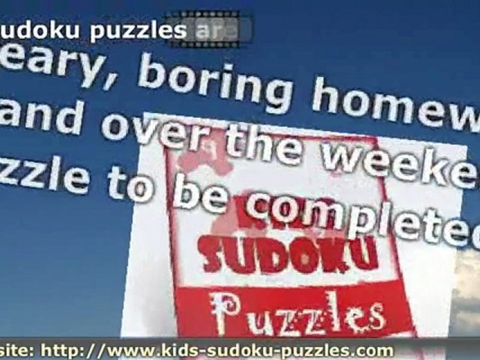 Kids Sudoku Puzzles In The Classroom