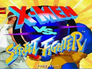 X-Men vs. Street Fighter [arcade] videotest