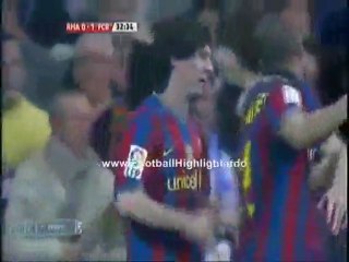 Real Madrid 0 - 2 Barcelona - Messi Goal 11/04/10