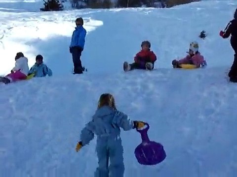 Vacances paques 2010 (pelle Marion et Gabriel)