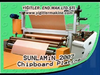 SUNLAMIN Sunta Kaplama Makinesi (Finish Folyo) Yigitler