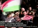 Triunfa derecha y avanza extrema derecha en Hungría