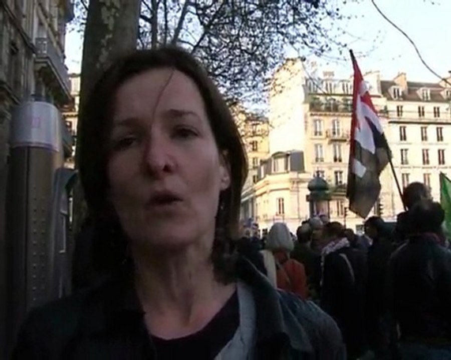 Rassemblement contre l'inauguration de la place Ben Gourion
