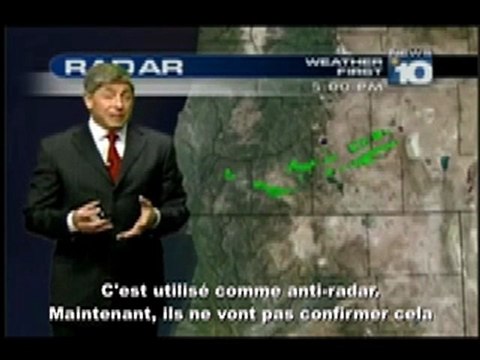 Présentateur météo dévoile des épandages aeriens particulier