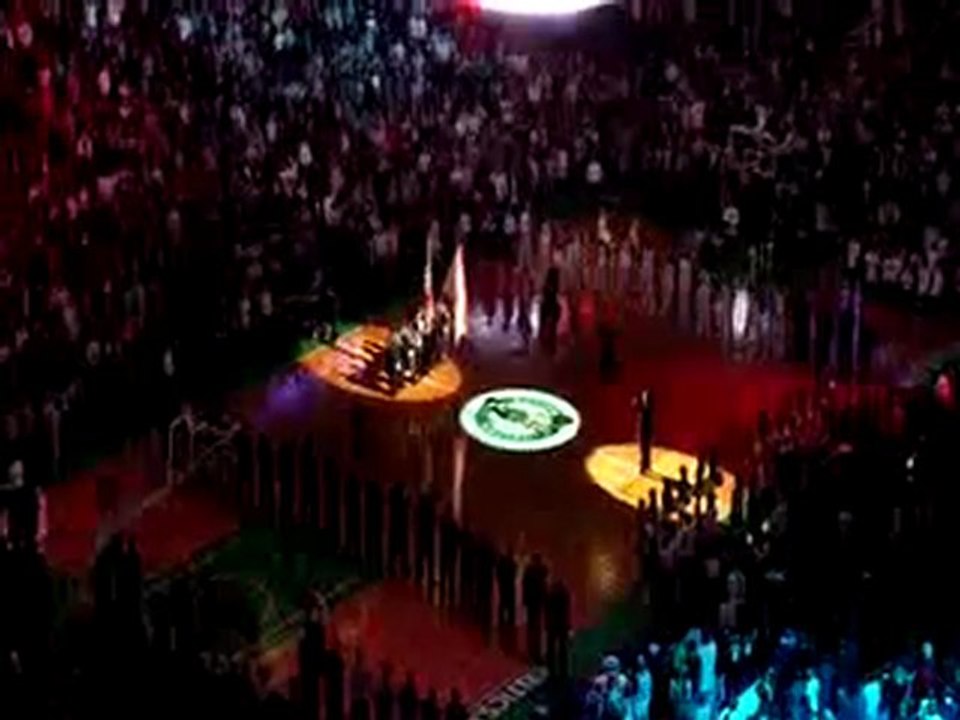 Hymne américain Celtics/Spurs