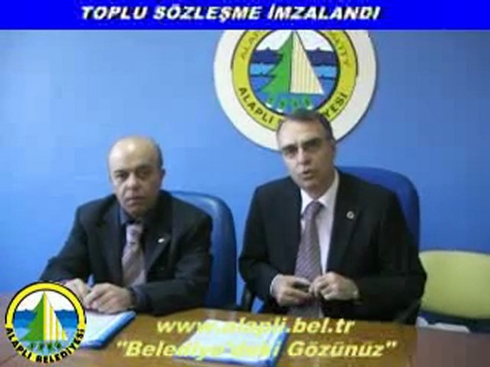 ALAPLI BELEDİYESİ'NDE TOPLU SÖZLEŞME İMZALANDI