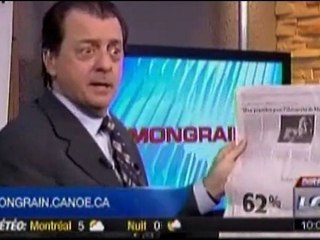 Mongrain et le 25% de coupures de publicité gouvernementale