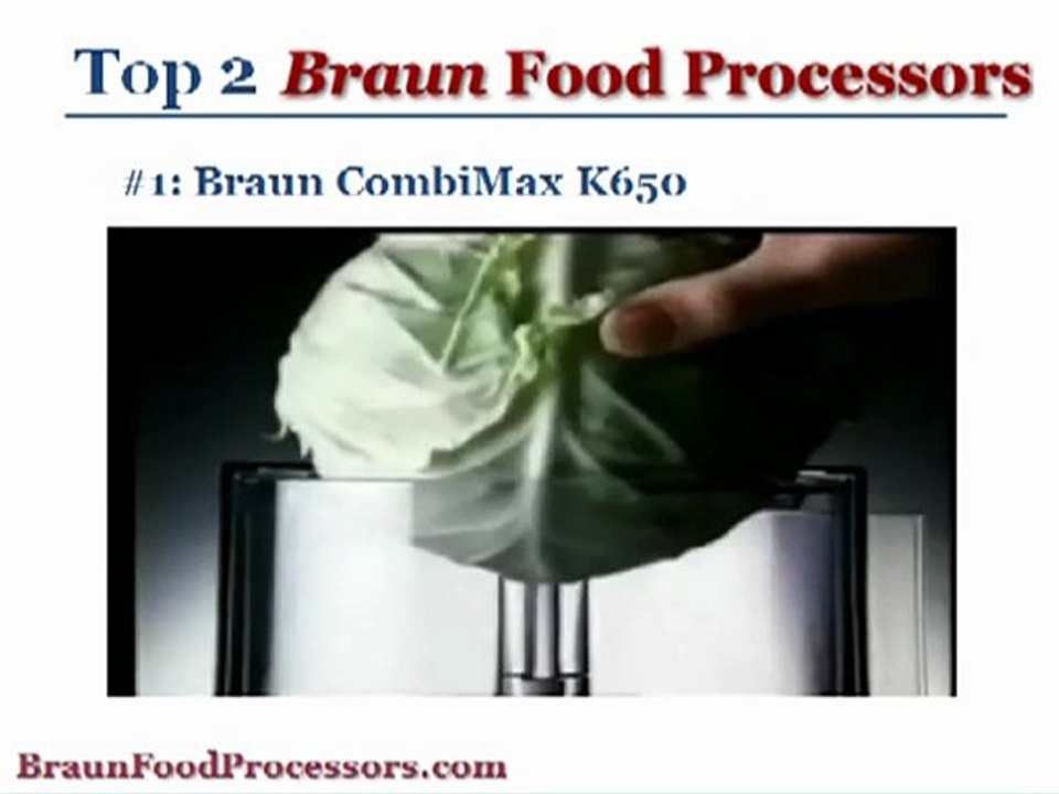 Top 2 Braun Food Processors