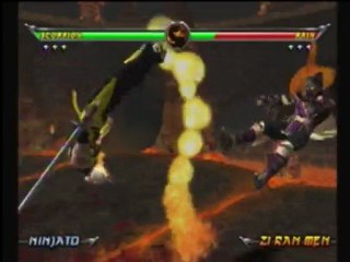 Mortal Kombat Armageddon Scorpion unmasked