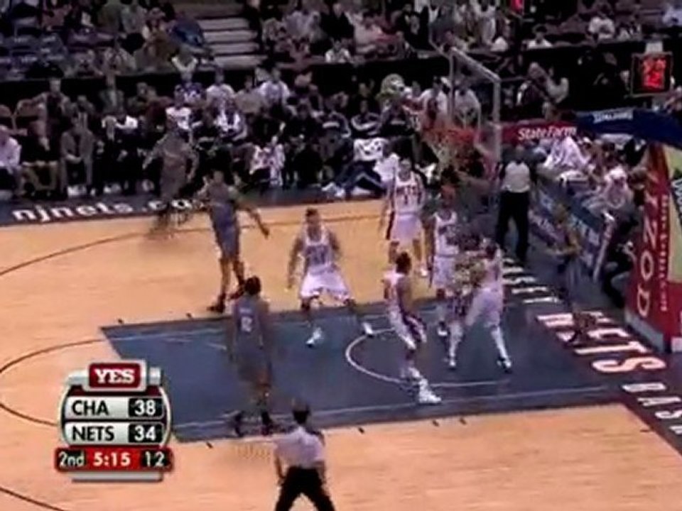 Gerald Henderson comes down the lane and finds a way to thro