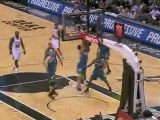 DeJuan Blair throws the nice assist to Malik Hairston for th