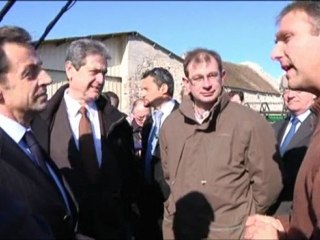 Les agriculteurs racontent la visite du Président