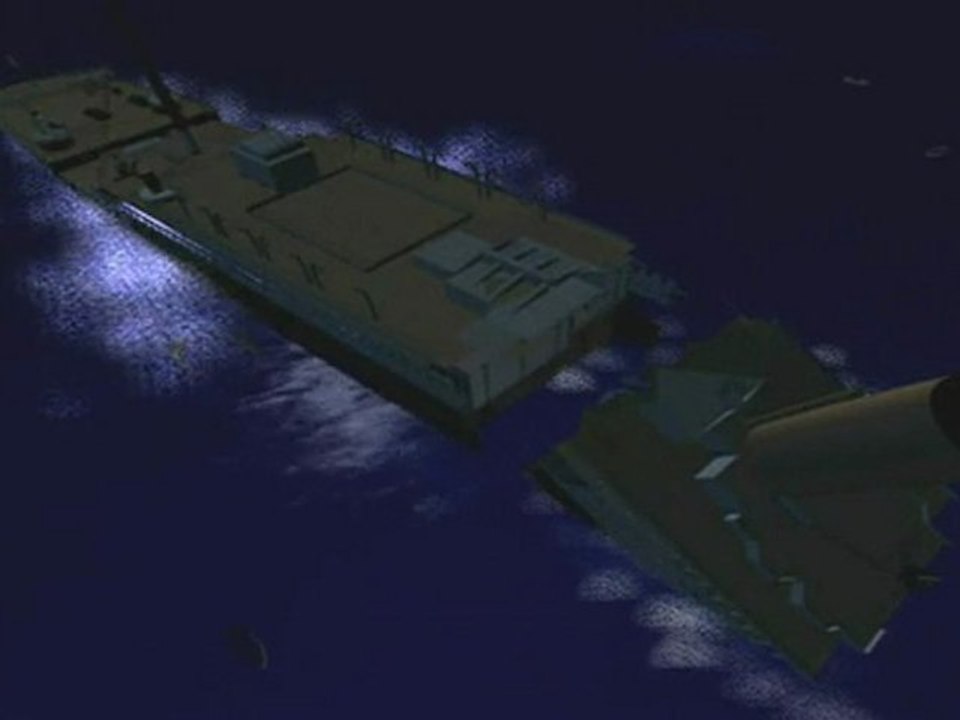 TITANIC sinking 3D