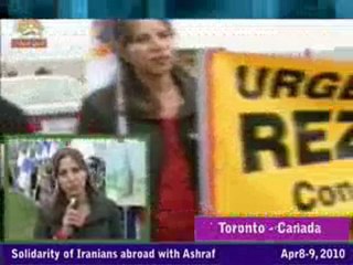 Solidarity of Iranians abroad with Ashraf, April