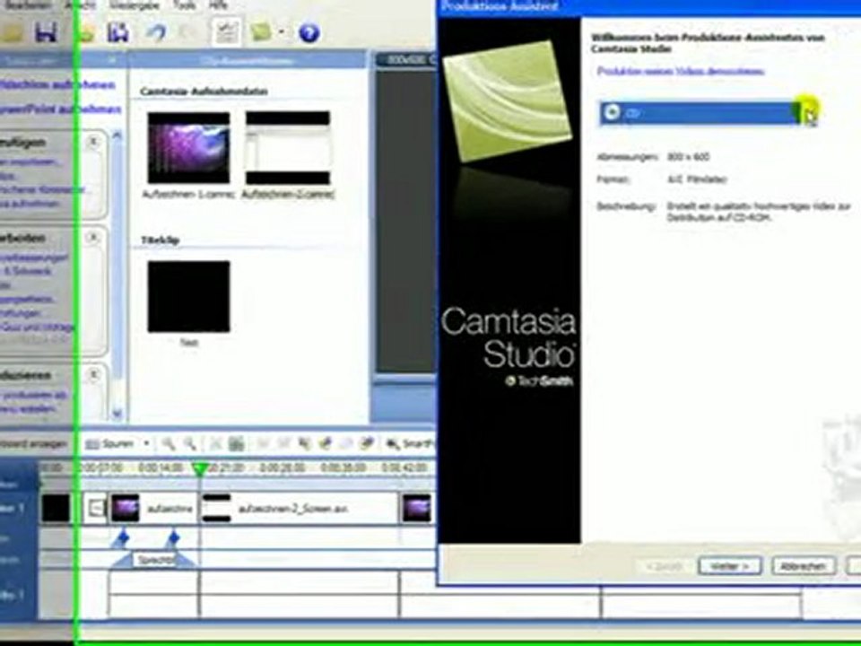 Video erstellen mit Camtasia Studio 6 Teil 2
