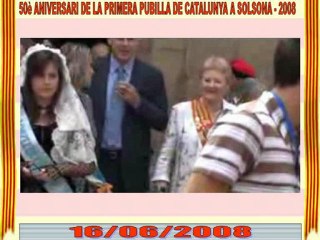50 anys de la primera Pubilla de Catalunya a Solsona 2008