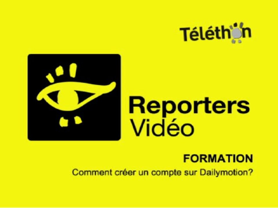 Comment créer un compte sur Dailymotion?