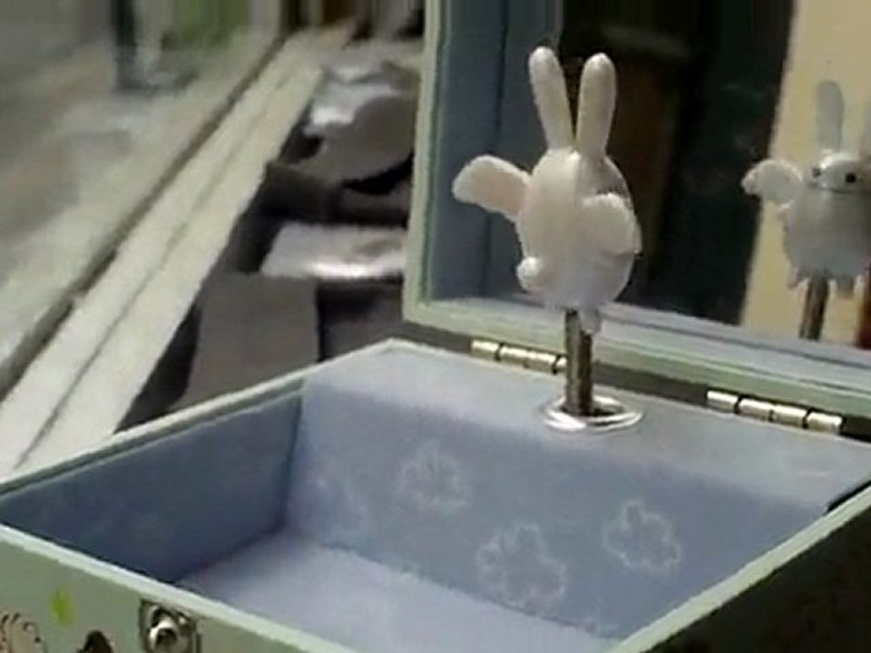 Coffret à bijoux musical l'ange lapin [Trousselier]