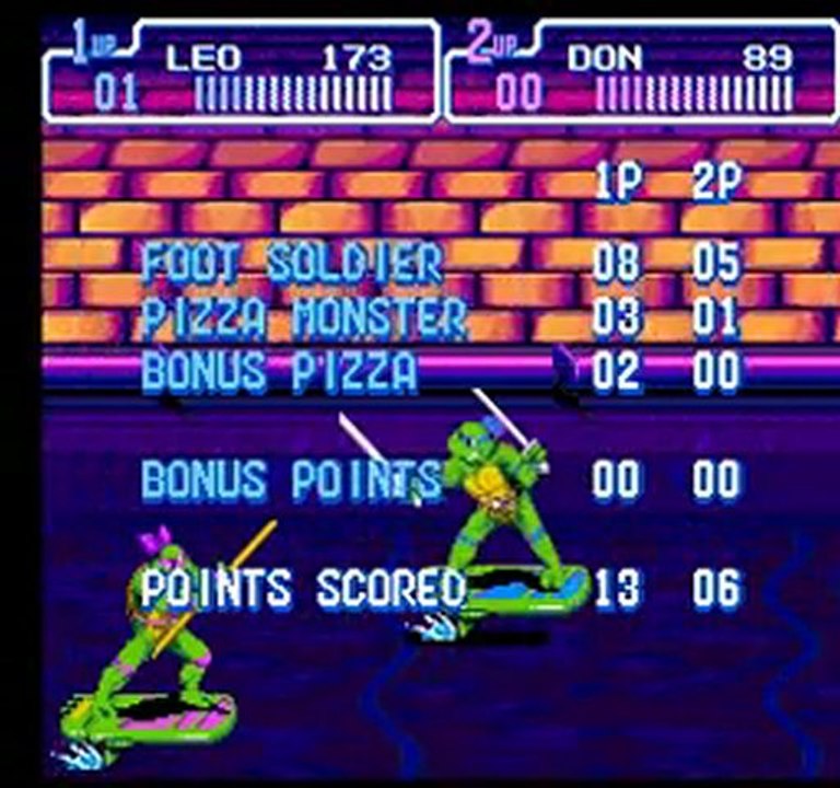 T.M.N.T turtles in time SURF!!!