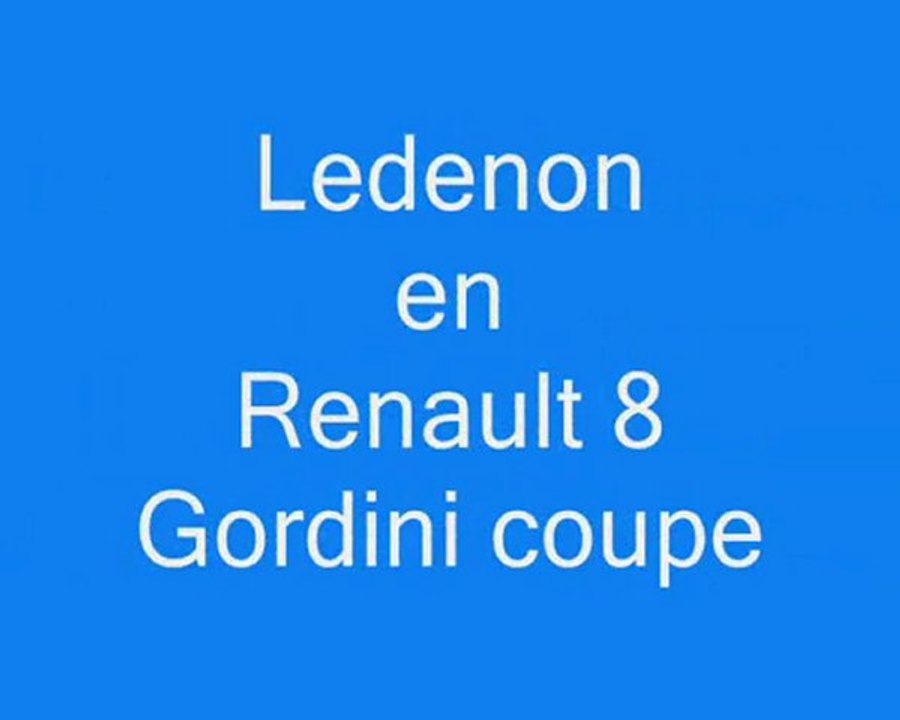 Ledenon en 8 Gordini