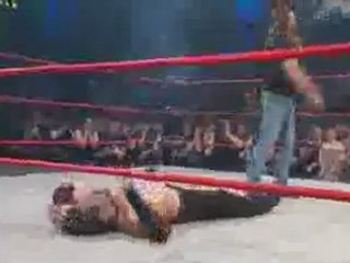 Jeff Hardy Gets Injured By A Fireball On TNA 12/04/10