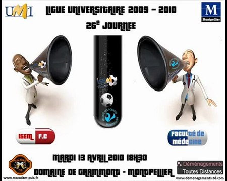 ISEM F.C 4 - 1 AS Faculté de Médecine de Montpellier