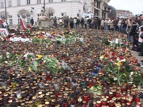 La dépouille du président polonais rapatriée à Varsovie