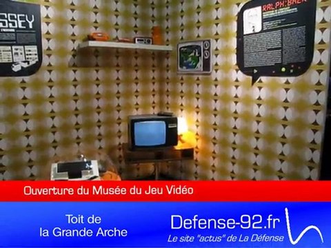 Ouverture du musée du Jeu Vidéo à la Grande Arche