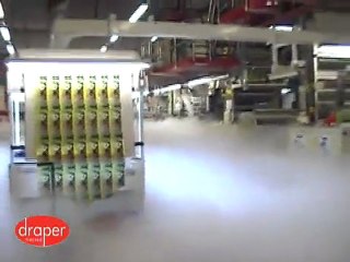 Fire Suppression System CO2 Gas Demonstration at a Print-Wo
