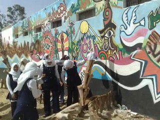 مشاركة طالبات مدرسة نجيب محفوظ المجتمعية