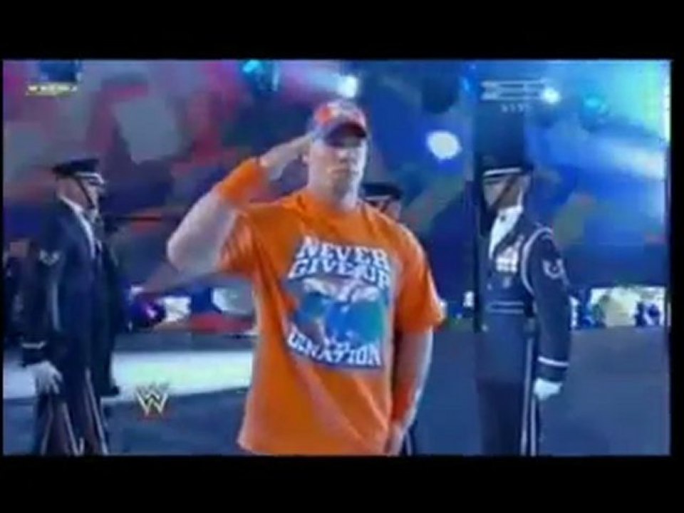 John Cena entrance at WrestleMania 26