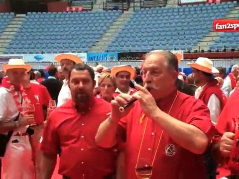 Chants basques en l'honneur du Biarritz Olympique