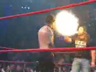 Jeff Hardy Is Injured By A Fireball