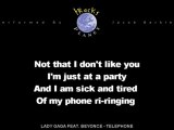 Lady Gaga feat Beyonce - Telephone (Instrumental Karaoke)