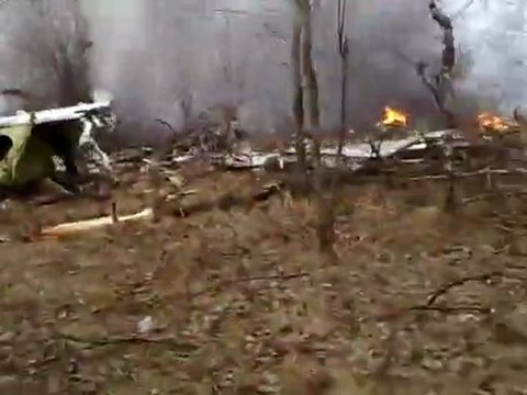 Tragedia w Smoleńsku: Amatorskie zdjęcia z katastrofy