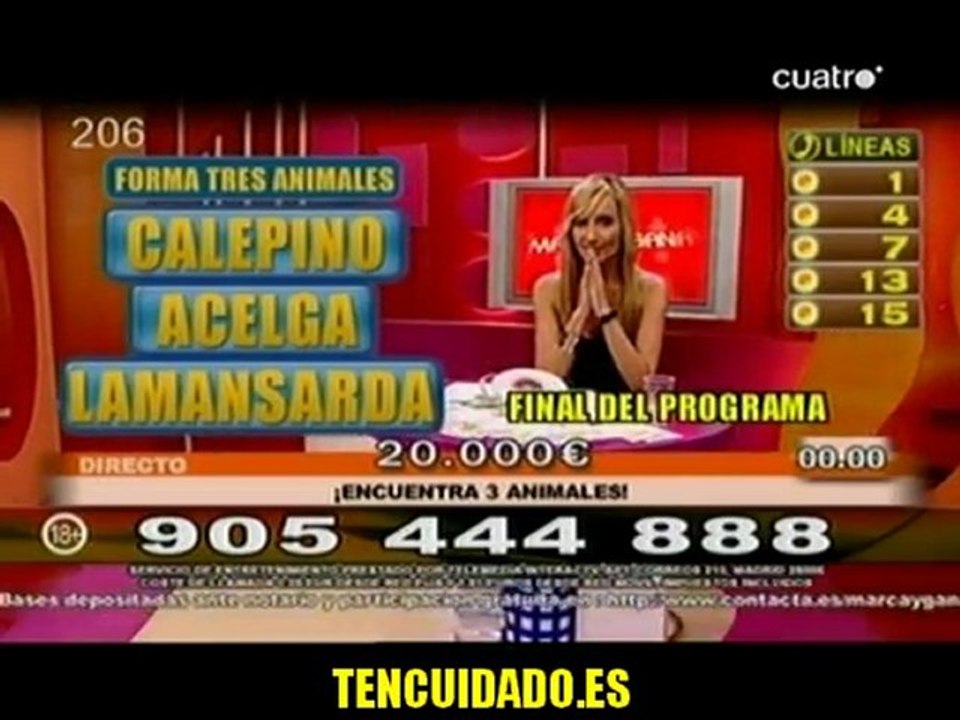 Marca y gana 1abr2010 -  suben premio por joker y ll.confuso