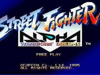 Street Fighter Alpha [arcade] videotest