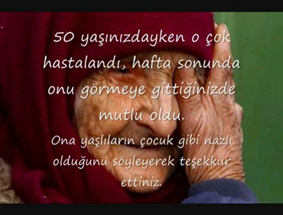 Annelerimize nasıl teşekkür etmişiz bakın..