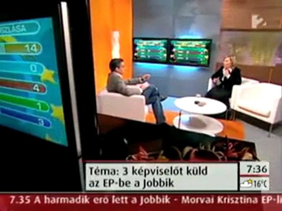 Morvai Krisztina - 2009. június 8, TV2 - Mokka